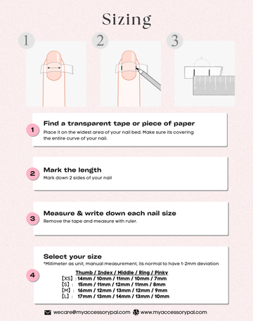 measure press on nails size